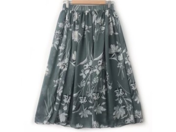 دامن حریر گلدار  قد 75  کد (544)