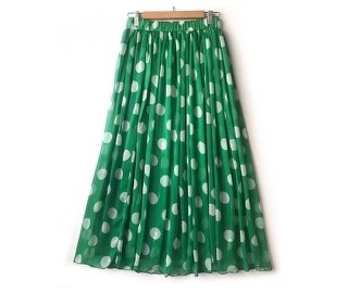 دامن حریر گلدار  قد 90 کد (459)