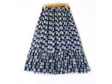 دامن حریر گلدار  قد 75  کد (94)