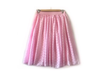 دامن حریر گلدار  قد 60  کد (50)