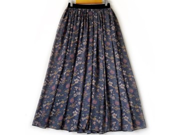 دامن حریر گلدار  قد 90 کد (1139)