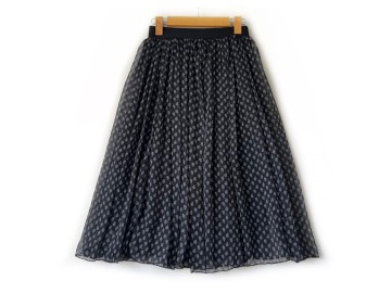 دامن حریر گلدار  قد 70  کد (1001)