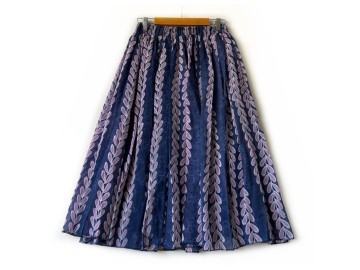 دامن حریر گلدار  قد 75  کد (1072)