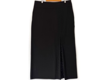 دامن خمره ای مشکی كد (9021) قد 90