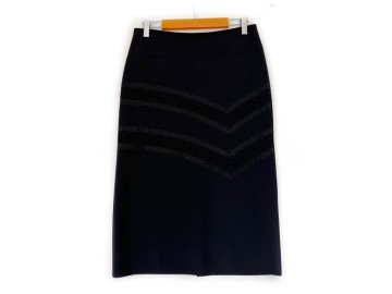 دامن خمره ای مشکی كد (7012) قد 70