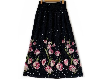 دامن  پلیسه ريز کد (4105) قد 90