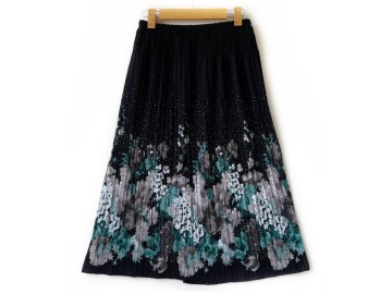 دامن  پلیسه ريز کد (4107) قد 75