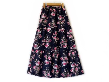 دامن گلدار  قد 90 کد (924)