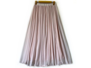 دامن حریر  پنککی قد 90 کد (5)