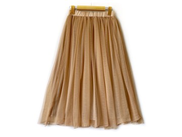 دامن حریر  بلوند قد 80  کد (20)