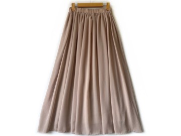 دامن حریر نسكافه اي  قد 90 کد (72)