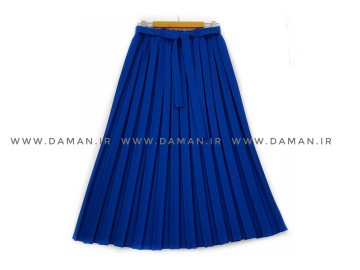 دامن پلیسه  كاربني  كرپ قد 80  كد (211)