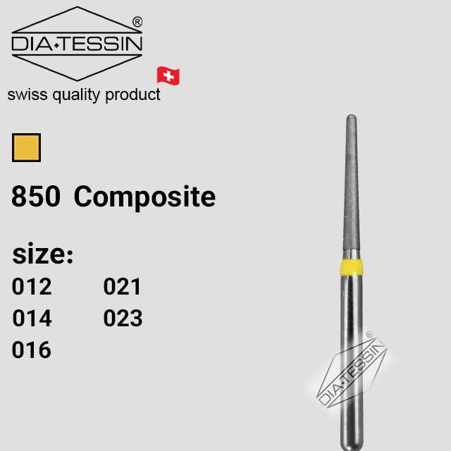 C 850  فرز الماسه تیپر روند اند بلند زرد پرداخت (composite) - بسته ۵ عددی