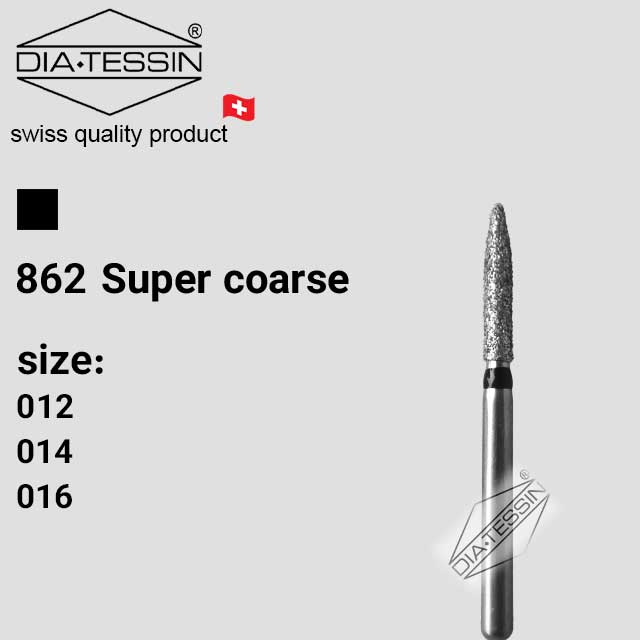 SG 862  فرز الماسه بول بلند مشکی تراش (super coarse) - بسته ۵ عددی