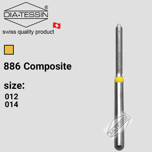C 886  فرز الماسه چمفر  بلند 135 درجه زرد پرداخت (composite) - بسته ۵ عددی