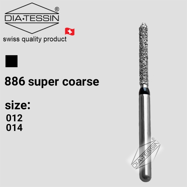 SG 886  فرز الماسه چمفر 135 درجه بلند مشکی تراش (super coarse) - بسته ۵ عددی