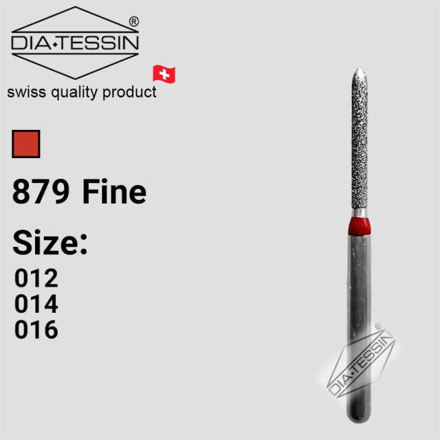 F 879  فرز الماسه چمفر XL قرمز پرداخت (fine) - بسته ۵ عددی