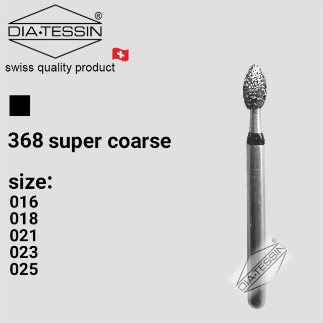 SG 368  فرز الماسه شعله شمعی  مشکی تراش (super coarse) - بسته ۵ عددی