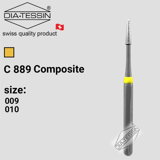 C 889  فرز الماسه  زرد پرداخت (composite) - بسته ۵ عددی