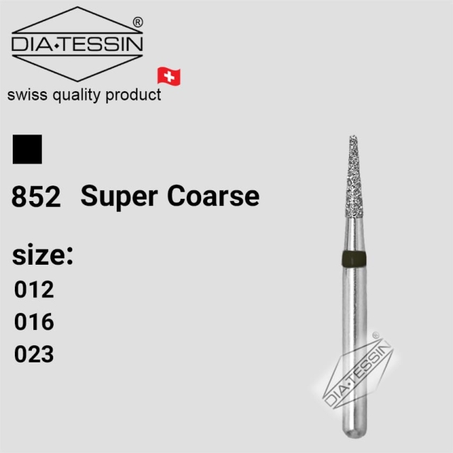 SG 852  فرز الماسه نیدل کوتاه مشکی تراش (super coarse) - بسته ۵ عددی