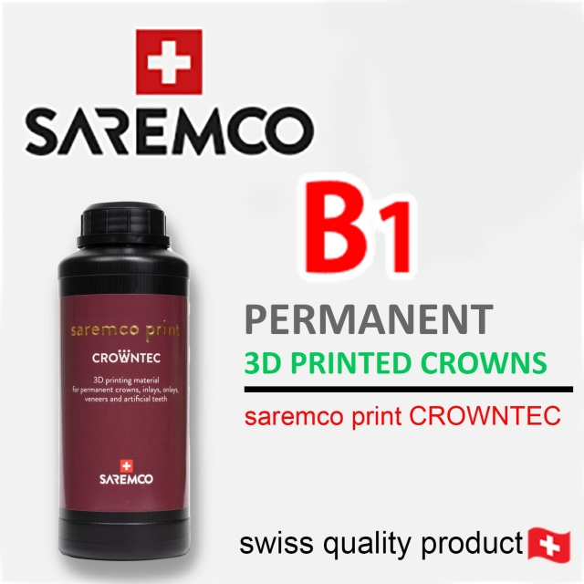 Saremco (3D) Print – CROWNTEC-B1