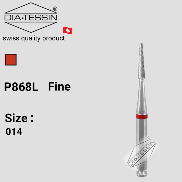 P868L  فرز الماسه آنگل  قرمز پرداخت (fine)