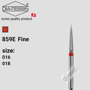 F 859E  فرز الماسه نیدل غیر برنده  قرمز پرداخت (fine) - بسته ۵ عددی