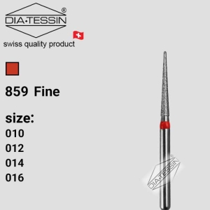 F 859  فرز الماسه نیدل بلند قرمز پرداخت (fine) - بسته ۵ عددی