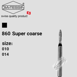 SG 860  فرز الماسه بول کوتاه مشکی تراش (super coarse) - بسته ۵ عددی
