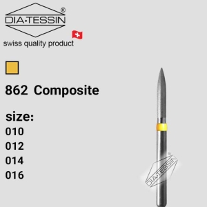 C 862  فرز الماسه بول بلند زرد پرداخت (composite) - بسته ۵ عددی