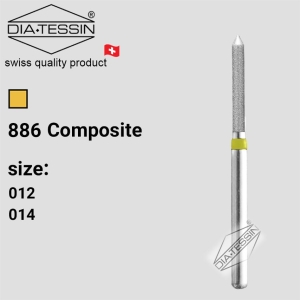 C 886  فرز الماسه چمفر  بلند 135 درجه زرد پرداخت (composite)