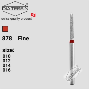 F 878  فرز الماسه چمفر بلند قرمز پرداخت (fine)