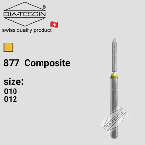 C 877   فرز الماسه چمفر کوتاه  زرد پرداخت ( composite)