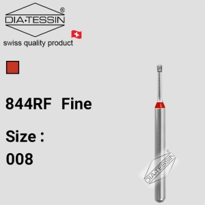 F  844RF فرز الماسه micro prep قرمز پرداخت (fine) - بسته ۵ عددی
