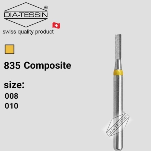 C 835  فرز الماسه فیشور کوتاه  زرد پرداخت (composite)