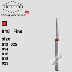 F 848  فرز الماسه تیپر XL قرمز پرداخت (fine)