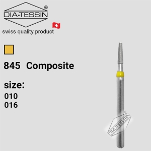 C 845  فرز الماسه تیپر کوتاه زرد پرداخت (composite)