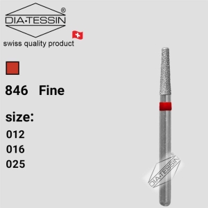 F 846  فرز الماسه تیپر متوسط قرمز پرداخت (fine)