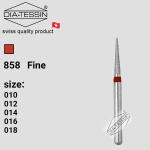 F 858    فرز الماسه نیدل متوسط  قرمز پرداخت (fine)