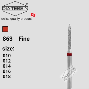 F 863  فرز الماسه بول بلند قرمز پرداخت (fine)