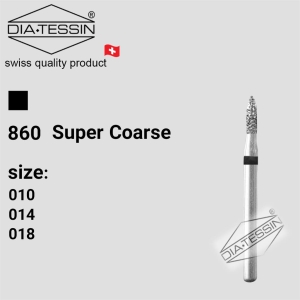 SG 860  فرز الماسه بول کوتاه مشکی تراش (super coarse) - بسته ۵ عددی