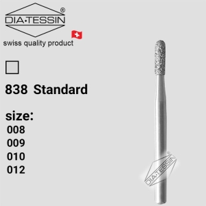 838  فرز الماسه فیشور کوتاه روند اند  استاندارد تراش (standard)