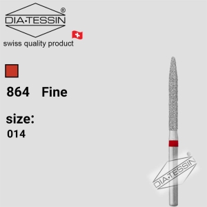 F 864  فرز الماسه بول خیلی بلند قرمز پرداخت (fine)