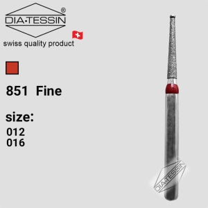 F 851  فرز الماسه تیپر غیر برنده قرمز پرداخت (fine)