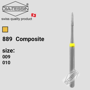 C 889  فرز الماسه سوزنی کوتاه  زرد پرداخت (composite)