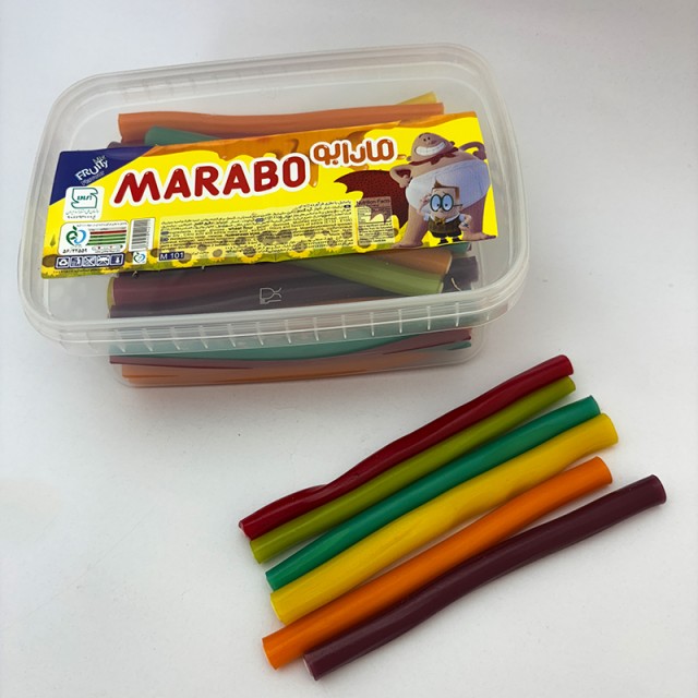 پاستیل مدادی چند میوه ۹۰۰ گرمی مارابو