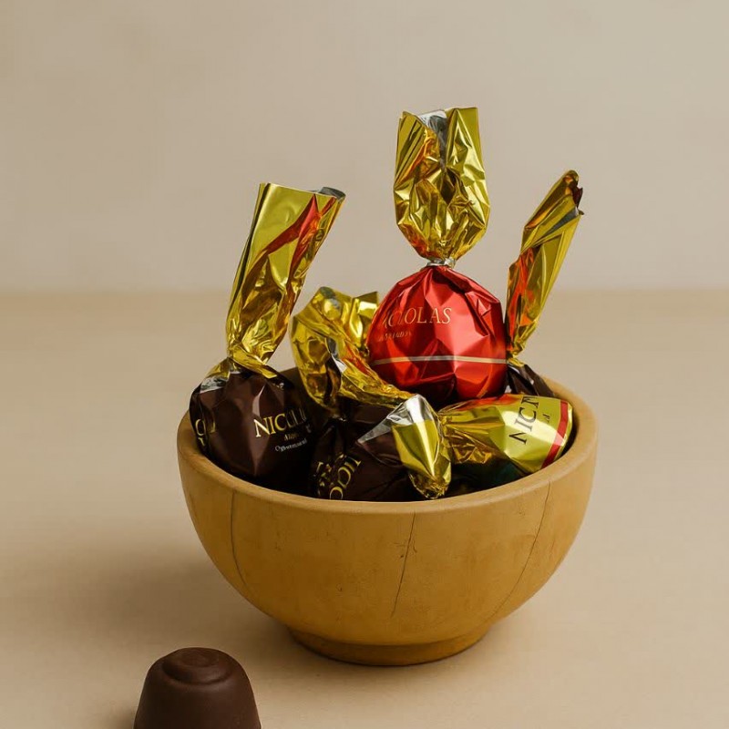 شکلات کاکائو و شیری مجلسی نیکولاس