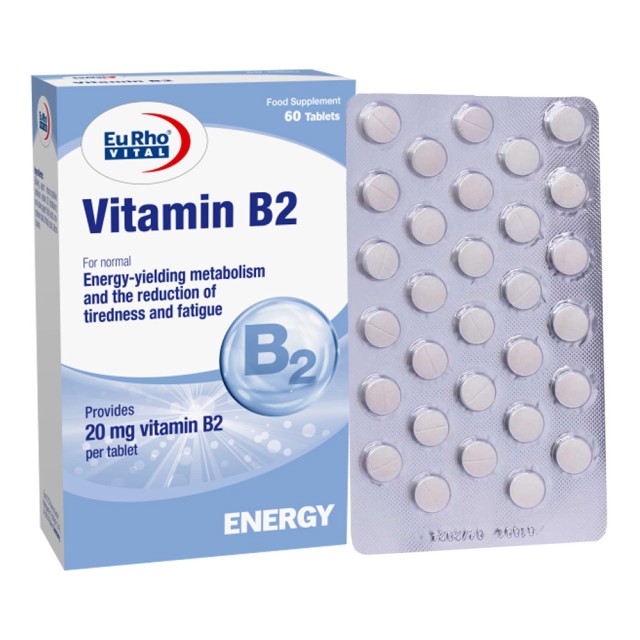 قرص ویتامین B2 یوروویتال 60 عدد