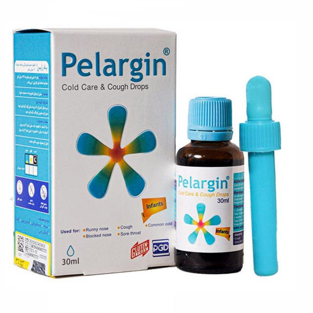 قطره سرماخوردگی و ضد سرفه پلارژین پارس گیتا دارو 30 میلی لیتر