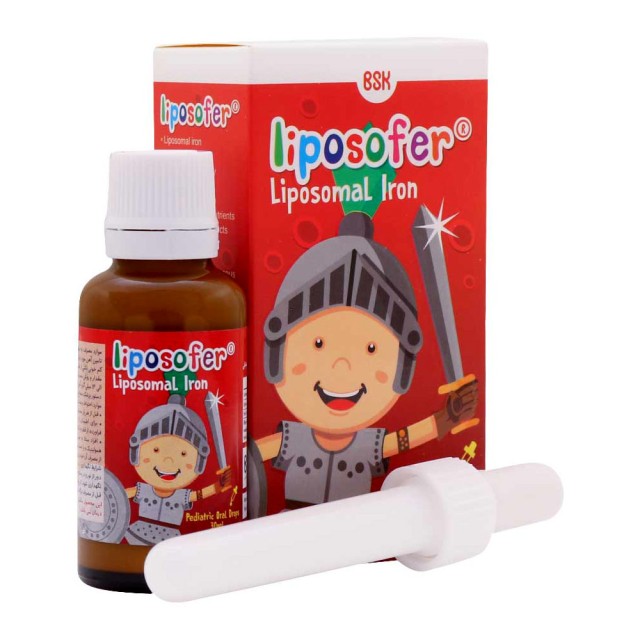 قطره خوراکی آهن لیپوزوفر (لیپوزومال) بی اس کی 30 میلی لیتر